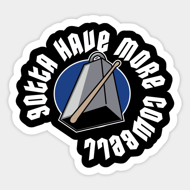 Cowbell Sticker by Spikeani